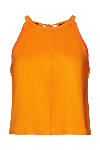 Top em algodão biológico - Laranja