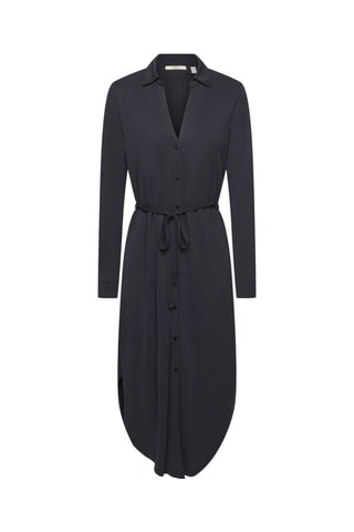 Vestido-camisa Preto