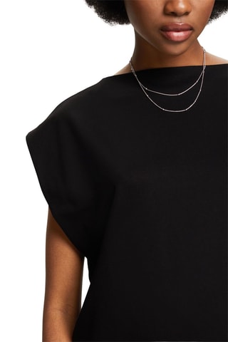 Vestido direito - Preto