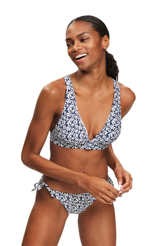 Maillot 2 pièces - Bleu marine et blanc