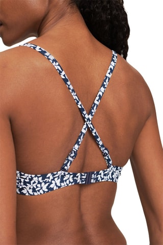 Maillot 2 pièces - Bleu marine et blanc