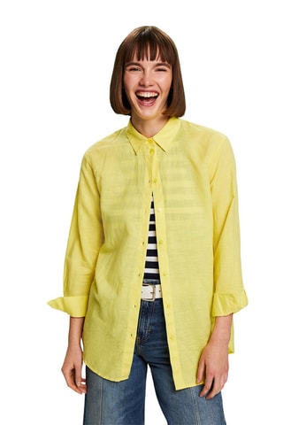 Túnica em linho - Amarelo