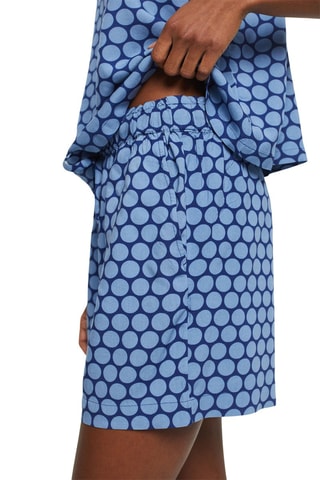 Pijama - Azul-celeste e azul-marinho