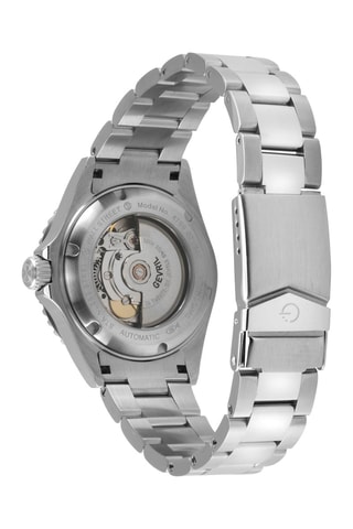 Montre automatique en acier Sellita SW200 - Argenté et blanc