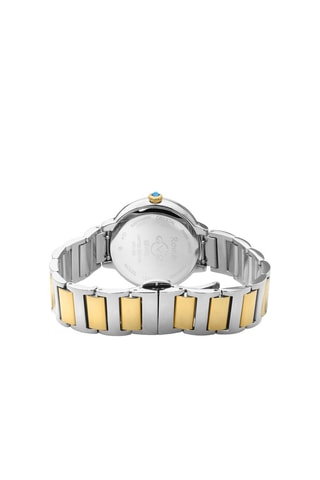 Montre à quartz en acier et diamants Rome