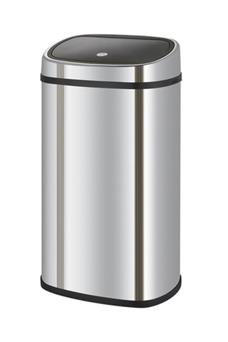 Prullenbak City 48 l Zilverkleurig