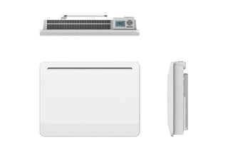 Elektrische Keramische en Glazen Inertieradiator Roswell - 1000 W