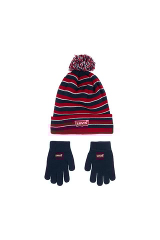 Bonnet - Bleu foncé et bordeaux