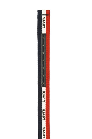 Ceinture - Blanc, noir, rouge et bleu