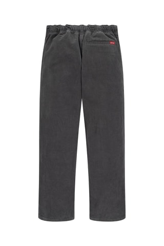 Jogging en velours - Gris foncé