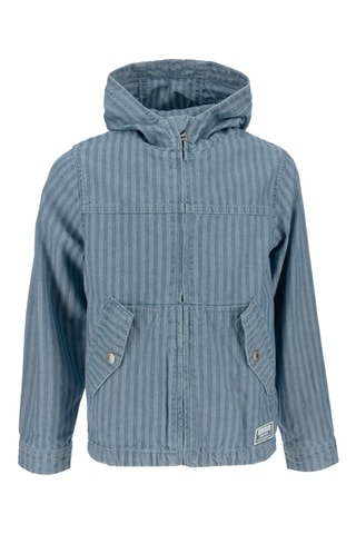 Veste en jean à capuche Sutro - Bleu