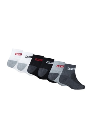 3 paires de chaussettes - Blanc, noir et gris