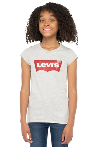 T-shirt - Blanc, rouge et gris