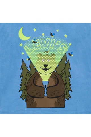 T-shirt en coton biologique - Bleu