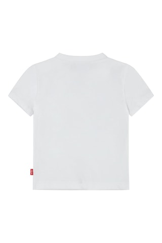 T-shirt - Blanc, rouge, bleu et orange