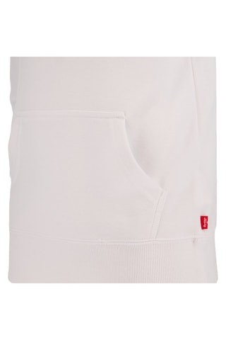 Sweat à capuche - Blanc, rouge et gris