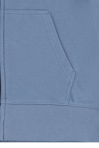 Sweat zippé - Bleu