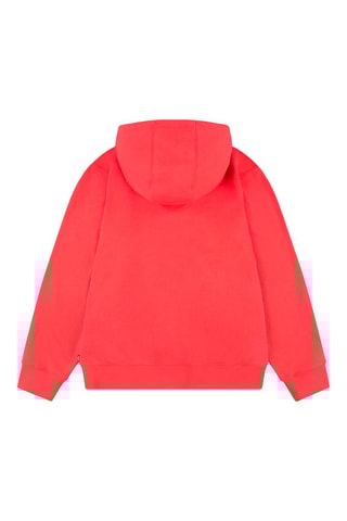 Sweat à capuche - Blanc et rouge