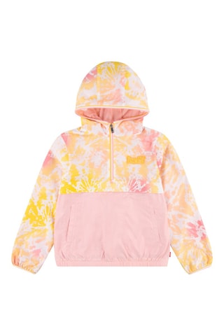 Sweat à capuche - Jaune et rose