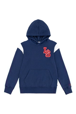 Sweat à capuche Prep Sport - Bleu