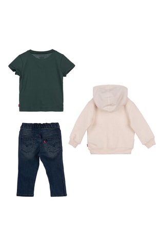 Ensemble 3 pièces - Beige et vert
