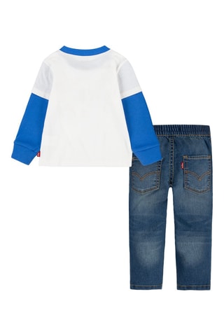 T-shirt et jean - Blanc et bleu