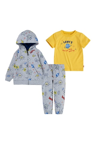 Ensemble 3 pièces - Jaune et gris