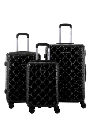 Set de 3 valises Orion - Noir - 55/60/70 cm