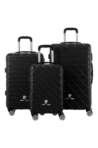 Set de 3 valises Sidney - Noir - 55/66/76 cm