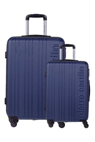 Valise cabine et valise semaine - Bleu marine - 55/65 cm