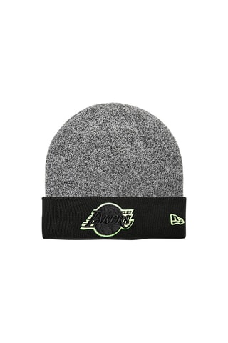 Bonnet Marl Pop Cuff Los Angeles Lakers - Noir