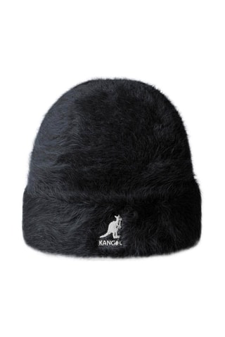 Bonnet en angora Furgora - Noir