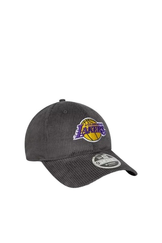 Casquette en velours - Noir et jaune
