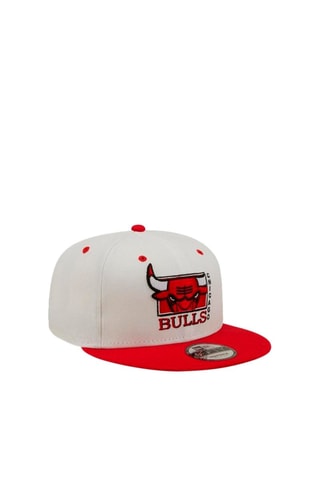 Casquette White Crown 9 Fifty Chicago Bulls - Blanc et rouge