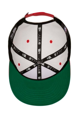 Casquette White Crown 9 Fifty Chicago Bulls - Blanc et rouge