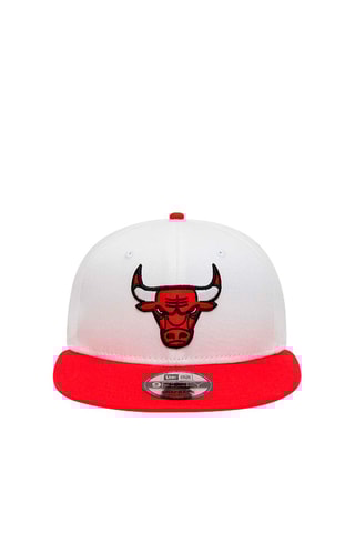 Casquette White Crown Patches 9 Fifty Chibul - Blanc et rouge