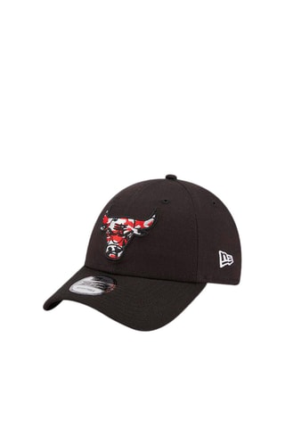 Casquette 9Forty Chicago Bulls Wild Camo Black - Noir et rouge