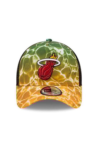 Casquette Summer City Trucker Miami Heat - Noir et vert
