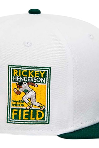 Casquette White Crown Patches 9 Fifty Oakath - Blanc et vert