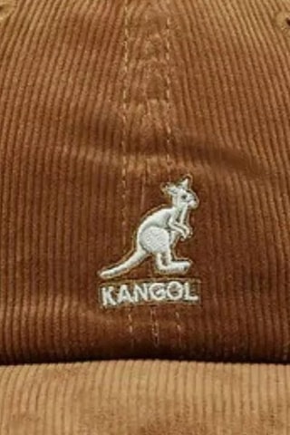 Casquette de baseball en velours - Marron