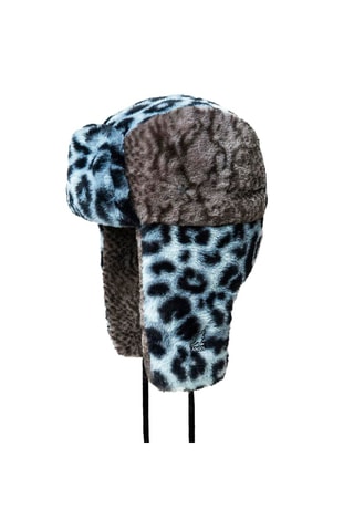 Chapka Wild Fur Trapper - Blanc et noir