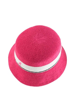 Bob Bermuda Stripe Bucket - Rose et blanc