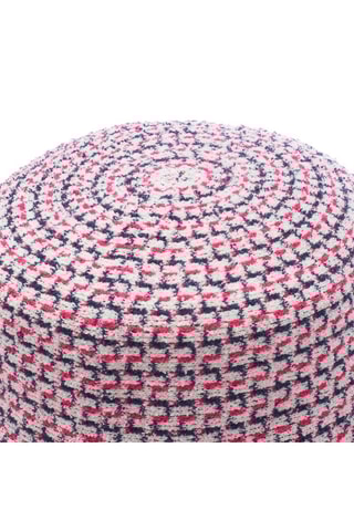 Bob Maze Jacquard Bucket - Blanc et rose