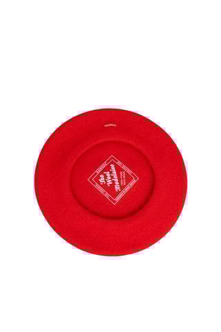 Béret en laine Modelaine - Rouge