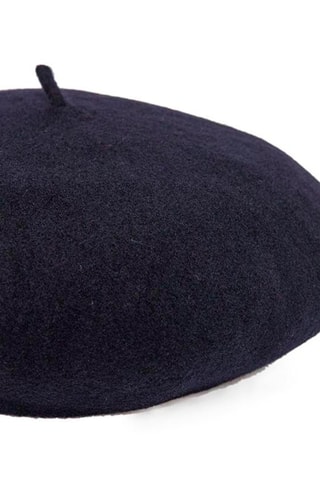 Béret en laine Anglobasque - Bleu marine