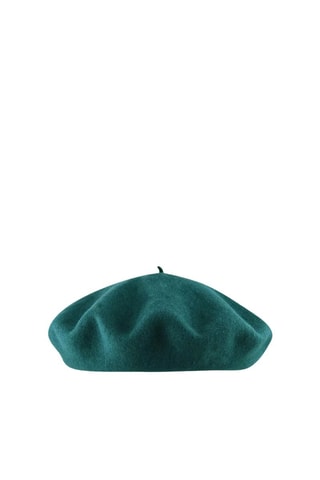 Béret en laine - Vert foncé