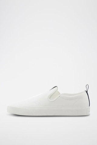 Slip-on en cuir - Ecru