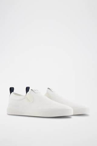 Slip-on en cuir - Ecru