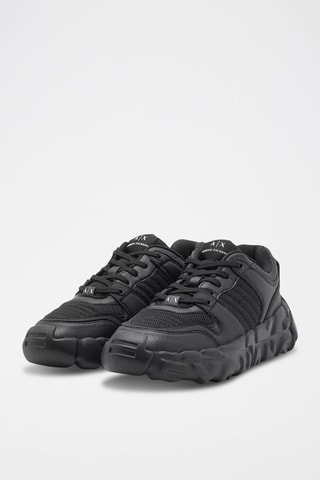 Baskets en cuir - Noir