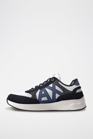 Sneakers - Blanc et bleu marine